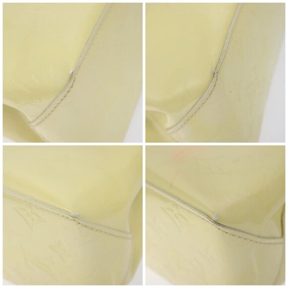 LOUIS VUITTON Monogram Vernis Reade PM Hand Bag Perle LV Auth - Picture 15 of 16